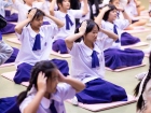 พิธีแสดงตนเป็นพุทธมามกะ ระดับชั้น ป.6 ปีการศึกษา 2569 Image 123
