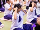 พิธีแสดงตนเป็นพุทธมามกะ ระดับชั้น ป.6 ปีการศึกษา 2569 Image 127