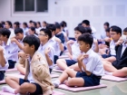 พิธีแสดงตนเป็นพุทธมามกะ ระดับชั้น ป.6 ปีการศึกษา 2569 Image 133