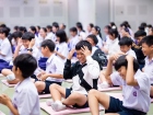 พิธีแสดงตนเป็นพุทธมามกะ ระดับชั้น ป.6 ปีการศึกษา 2569 Image 135