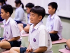 พิธีแสดงตนเป็นพุทธมามกะ ระดับชั้น ป.6 ปีการศึกษา 2569 Image 172