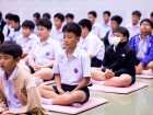 พิธีแสดงตนเป็นพุทธมามกะ ระดับชั้น ป.6 ปีการศึกษา 2569 Image 174