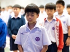 พิธีแสดงตนเป็นพุทธมามกะ ระดับชั้น ป.6 ปีการศึกษา 2569 Image 183
