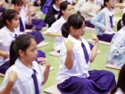 พิธีแสดงตนเป็นพุทธมามกะ ระดับชั้น ป.6 ปีการศึกษา 2569 Image 194