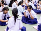 พิธีแสดงตนเป็นพุทธมามกะ ระดับชั้น ป.6 ปีการศึกษา 2569 Image 202