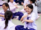 พิธีแสดงตนเป็นพุทธมามกะ ระดับชั้น ป.6 ปีการศึกษา 2569 Image 249
