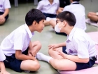 พิธีแสดงตนเป็นพุทธมามกะ ระดับชั้น ป.6 ปีการศึกษา 2569 Image 254