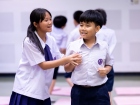 พิธีแสดงตนเป็นพุทธมามกะ ระดับชั้น ป.6 ปีการศึกษา 2569 Image 263