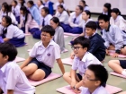 พิธีแสดงตนเป็นพุทธมามกะ ระดับชั้น ป.6 ปีการศึกษา 2569 Image 272