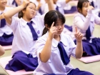 พิธีแสดงตนเป็นพุทธมามกะ ระดับชั้น ป.6 ปีการศึกษา 2569 Image 277