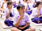 พิธีแสดงตนเป็นพุทธมามกะ ระดับชั้น ป.6 ปีการศึกษา 2569 Image 281