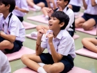 พิธีแสดงตนเป็นพุทธมามกะ ระดับชั้น ป.6 ปีการศึกษา 2569 Image 293