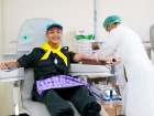 นักศึกษาวิชาทหารร่วมบริจาคโลหิตตามโครงการ “เติมโลหิต เพื่อชา ... Image 25